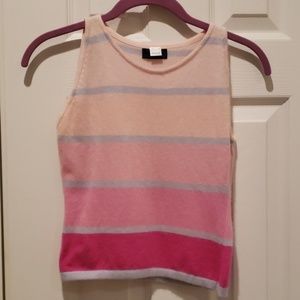 Vintage Balmain Pink Striped Top